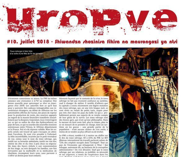 Uropve sur l’économie de l’archipel